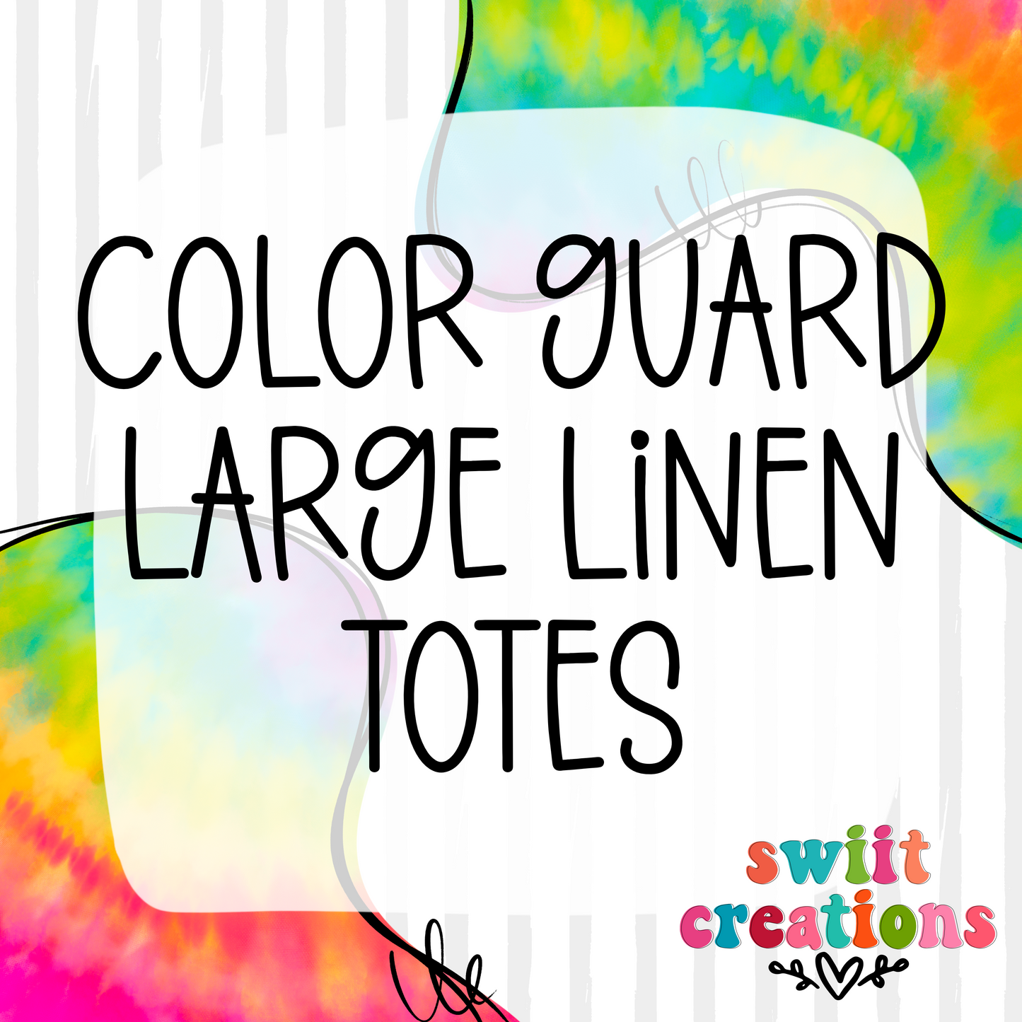 Color Guard Large Linen Tote