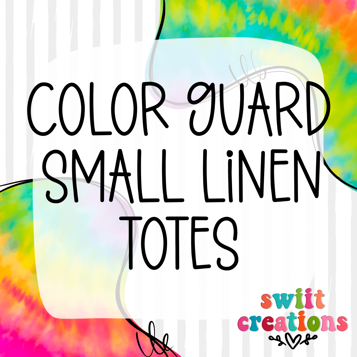 Color Guard Small Linen Tote