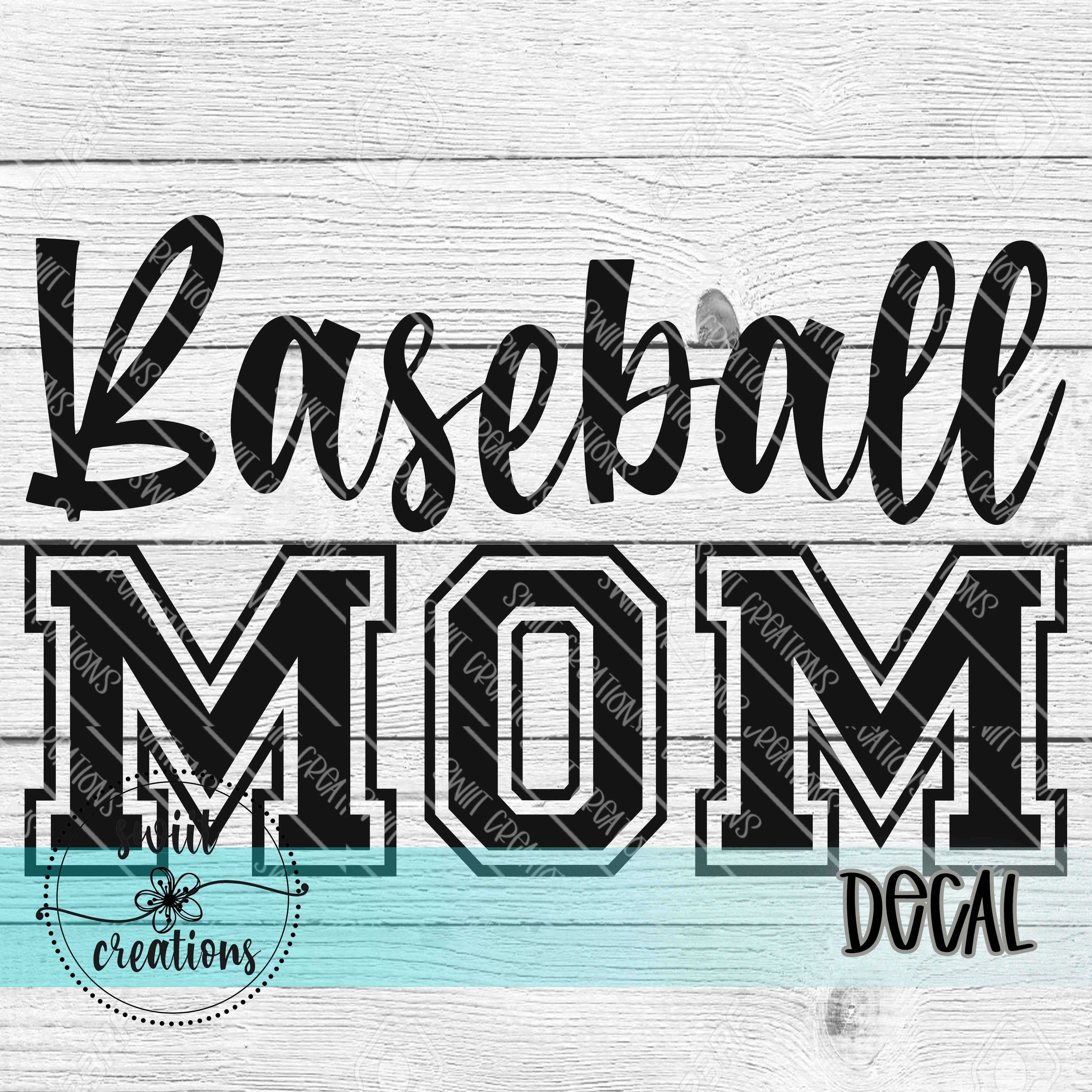 Baseball Mom Decal (D031)
