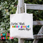 Guard Mom Small Linen Tote
