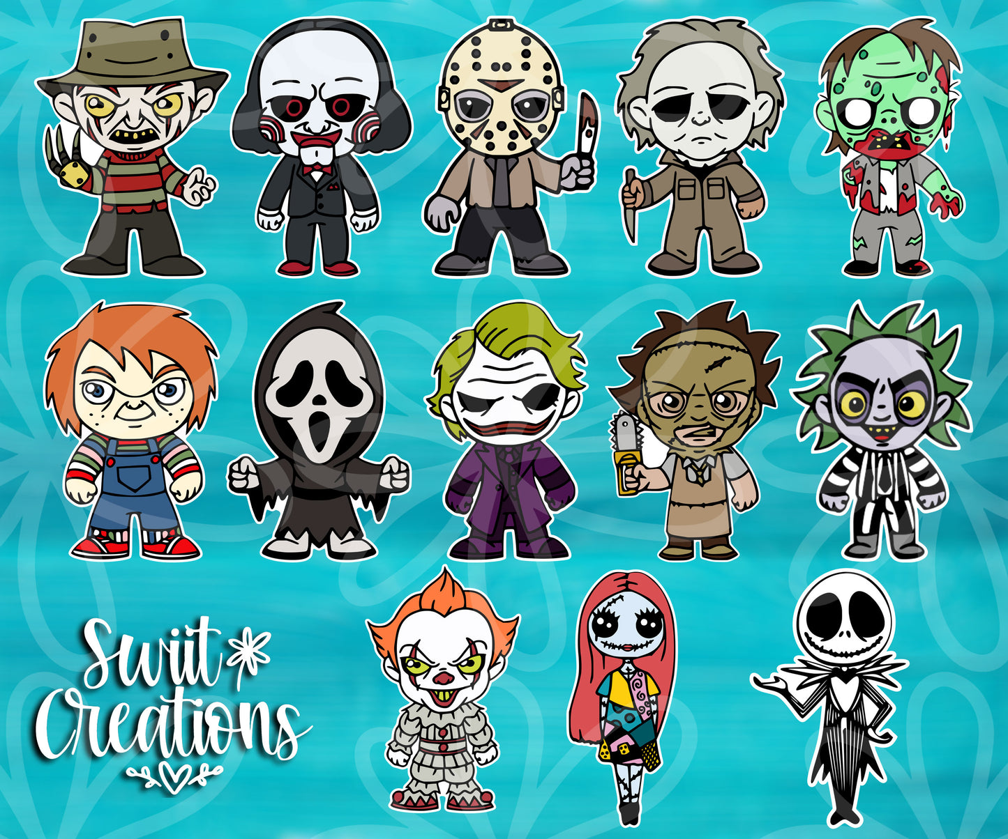 Slasher Movie Waterproof Sticker