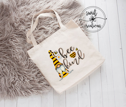 Be Kind Large Linen Tote