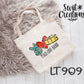 Large Linen Band Tote