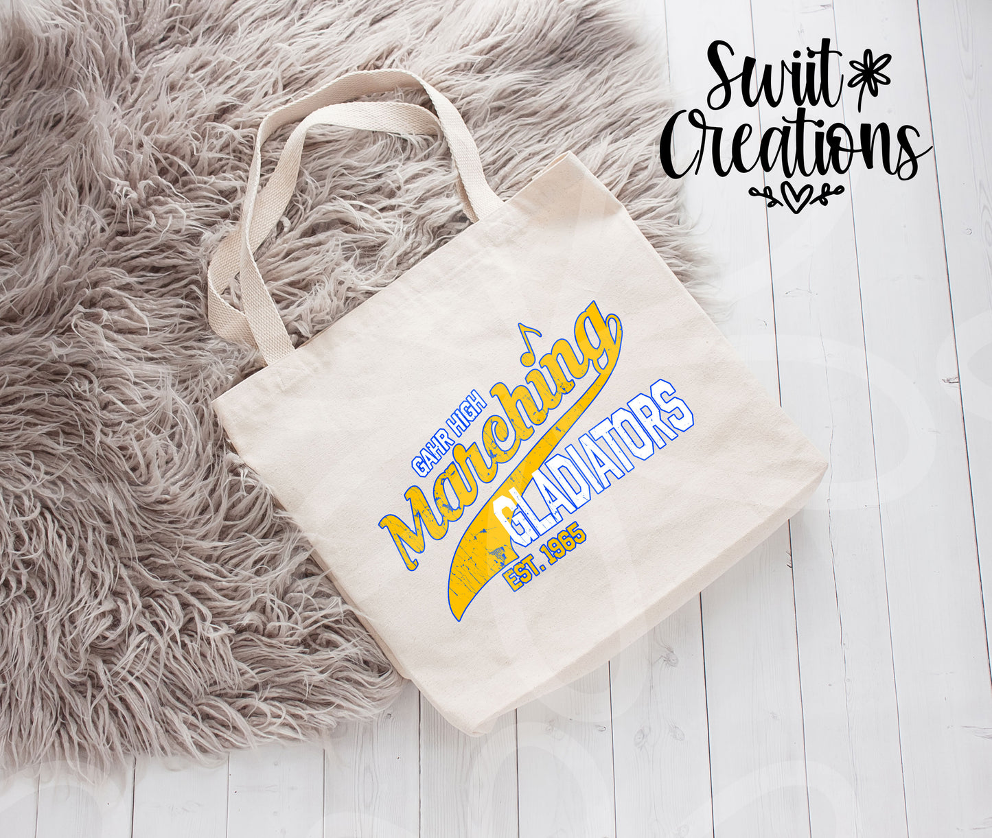 Gahr Marching Gladiators Large Linen Tote