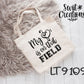 Large Linen Band Tote