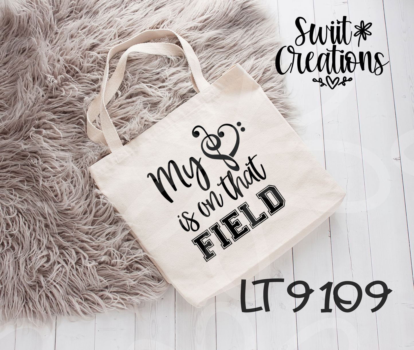 Large Linen Band Tote