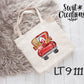 Large Linen Band Tote