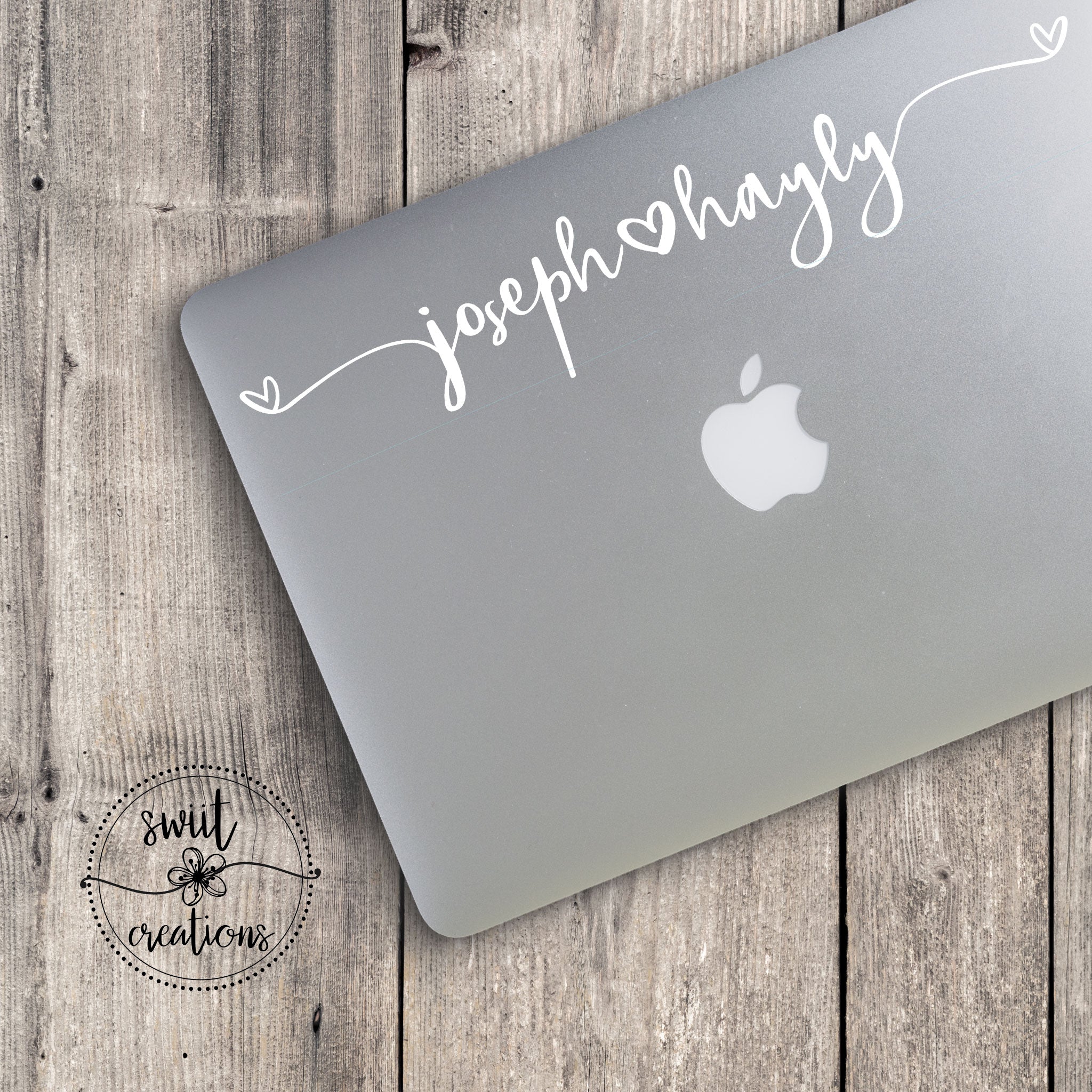 Couples Name Love Decal (D194)