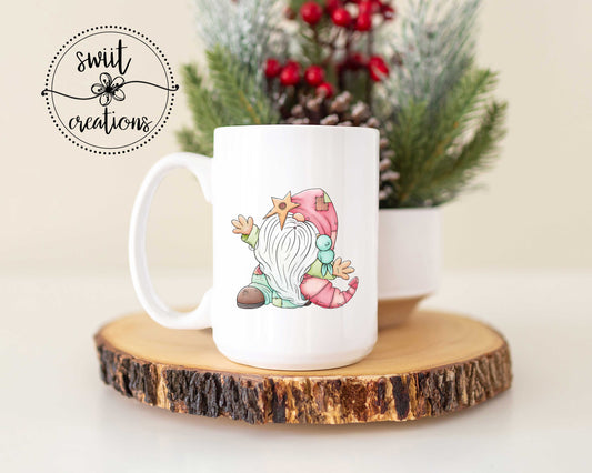 Christmas Gnome Ceramic Coffee Mug