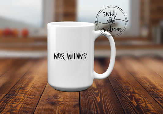 Wife Mom Boss Ceramic Coffee Mug