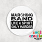 Band Pin Button 2.25"