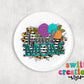 Band Pin Button 2.25"