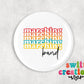 Band Pin Button 2.25"