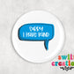 Band Pin Button 2.25"
