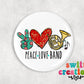 Band Pin Button 2.25"