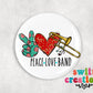 Band Pin Button 2.25"