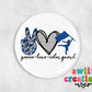 Color Guard Pin Button 2.25"
