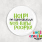 Band Pin Button 2.25"