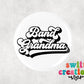 Band Pin Button 2.25"