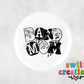 Band Pin Button 2.25"