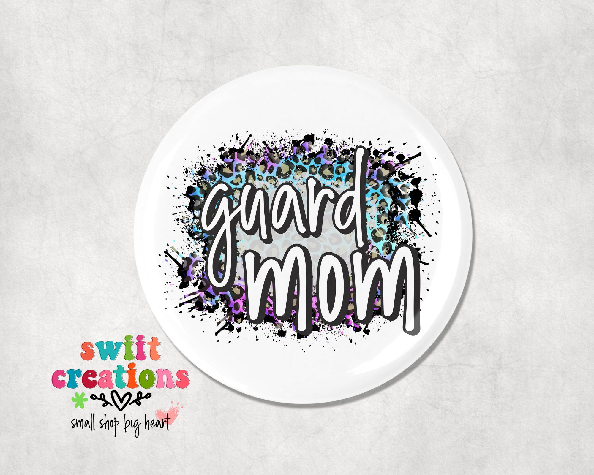 Color Guard Pin Button 2.25"