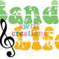 Band Large Canvas Tote
