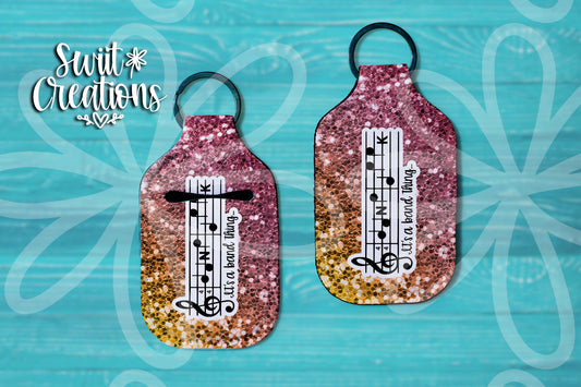 Hand Sanitizer or Chapstick Keychain
