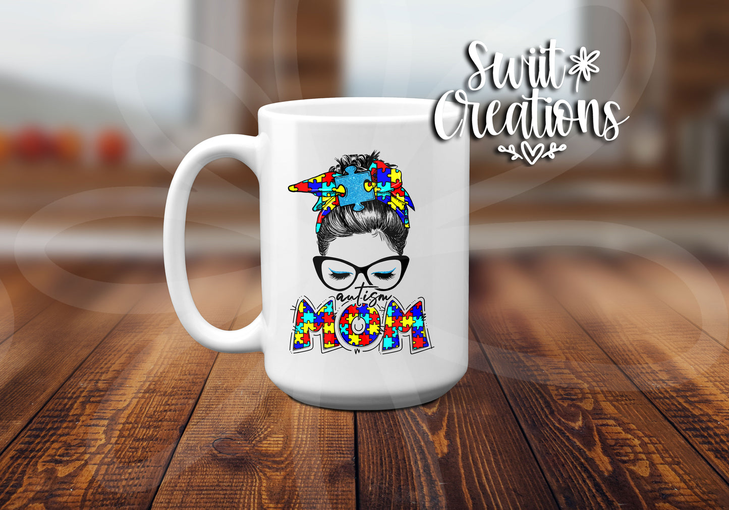 Autism Mom Ceramic Coffee Mug