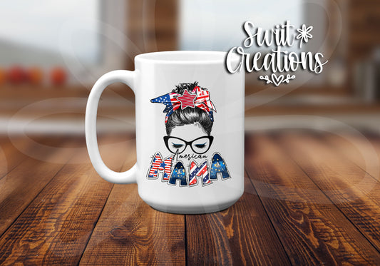 American Mama Ceramic Coffee Mug