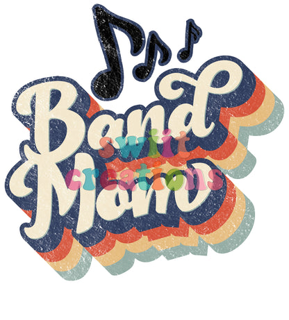 Band Mom Large Linen Tote