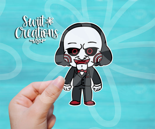 Slasher Movie Waterproof Sticker