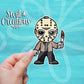 Slasher Movie Waterproof Sticker