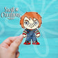 Slasher Movie Waterproof Sticker