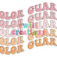 Color Guard Small Linen Tote