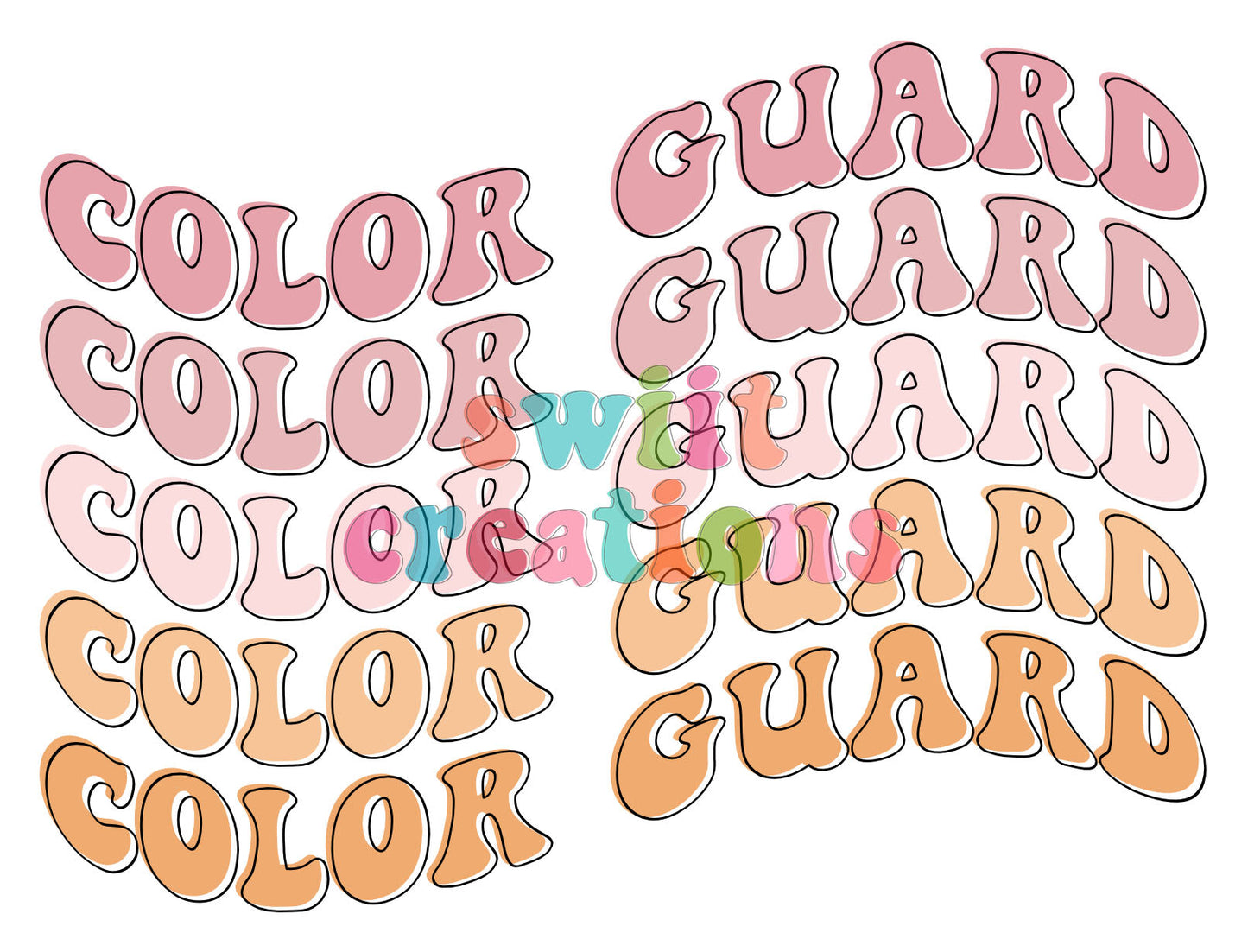 Color Guard Large Canvas Tote
