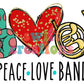 Band Large Canvas Tote