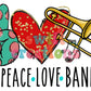 Band Large Canvas Tote