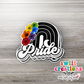 Pride Floral Rainbow Waterproof Sticker (SS365) | SCD489