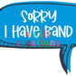 Band Large Canvas Tote