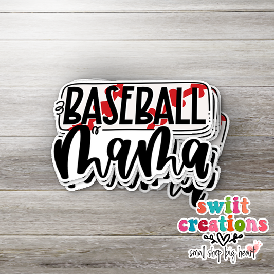 Baseball Mama  Sticker (SS582) | SCD582
