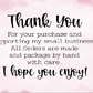 Emma Lorraine Crochet Thank You Cards