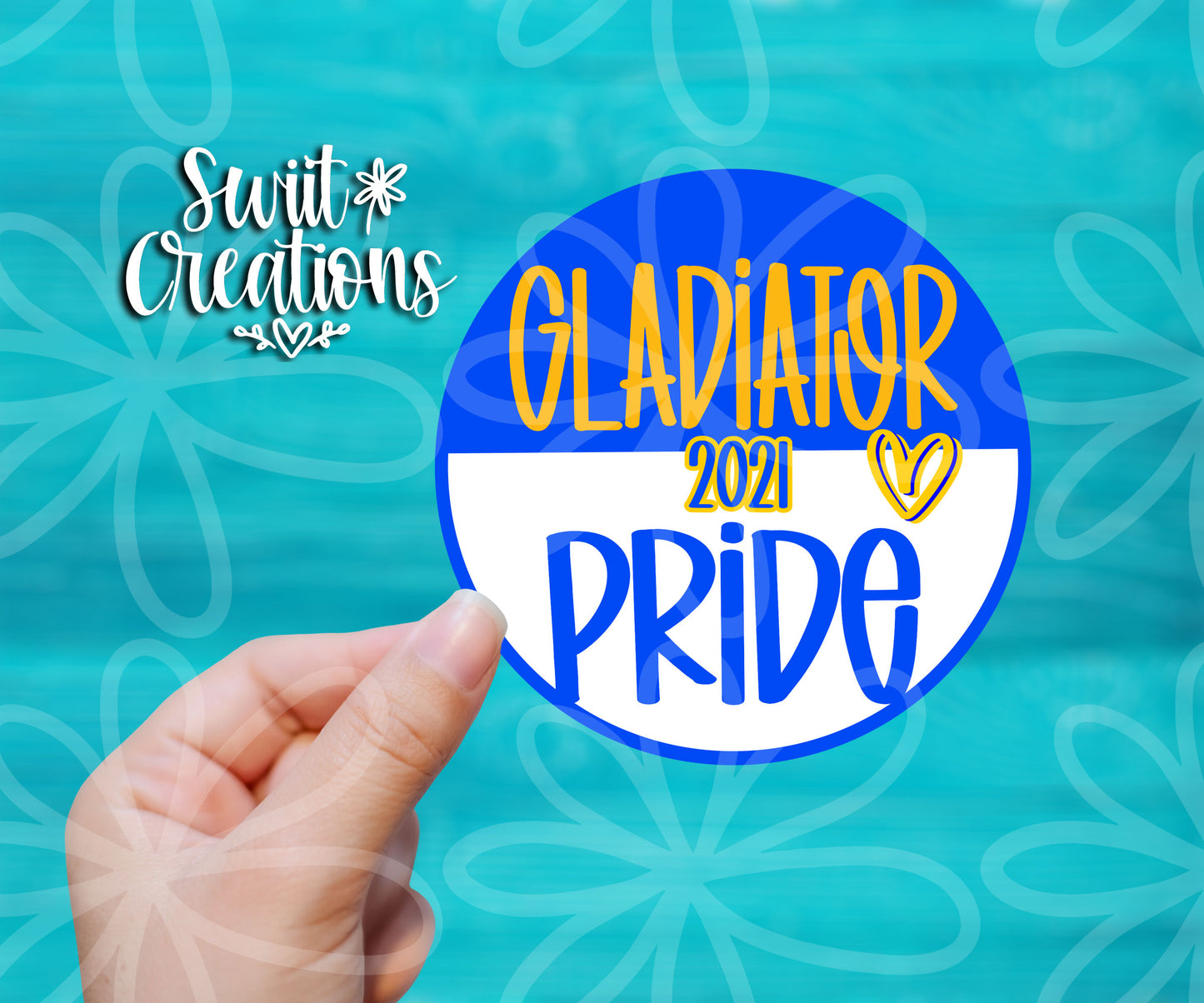 Gladiator Pride 2021 Waterproof Sticker  (SS249)