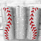 Baseball Faux Glitter Tumbler (T399)