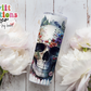 Floral Skull Tumbler (T404)
