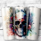 Floral Skull Tumbler (T404)