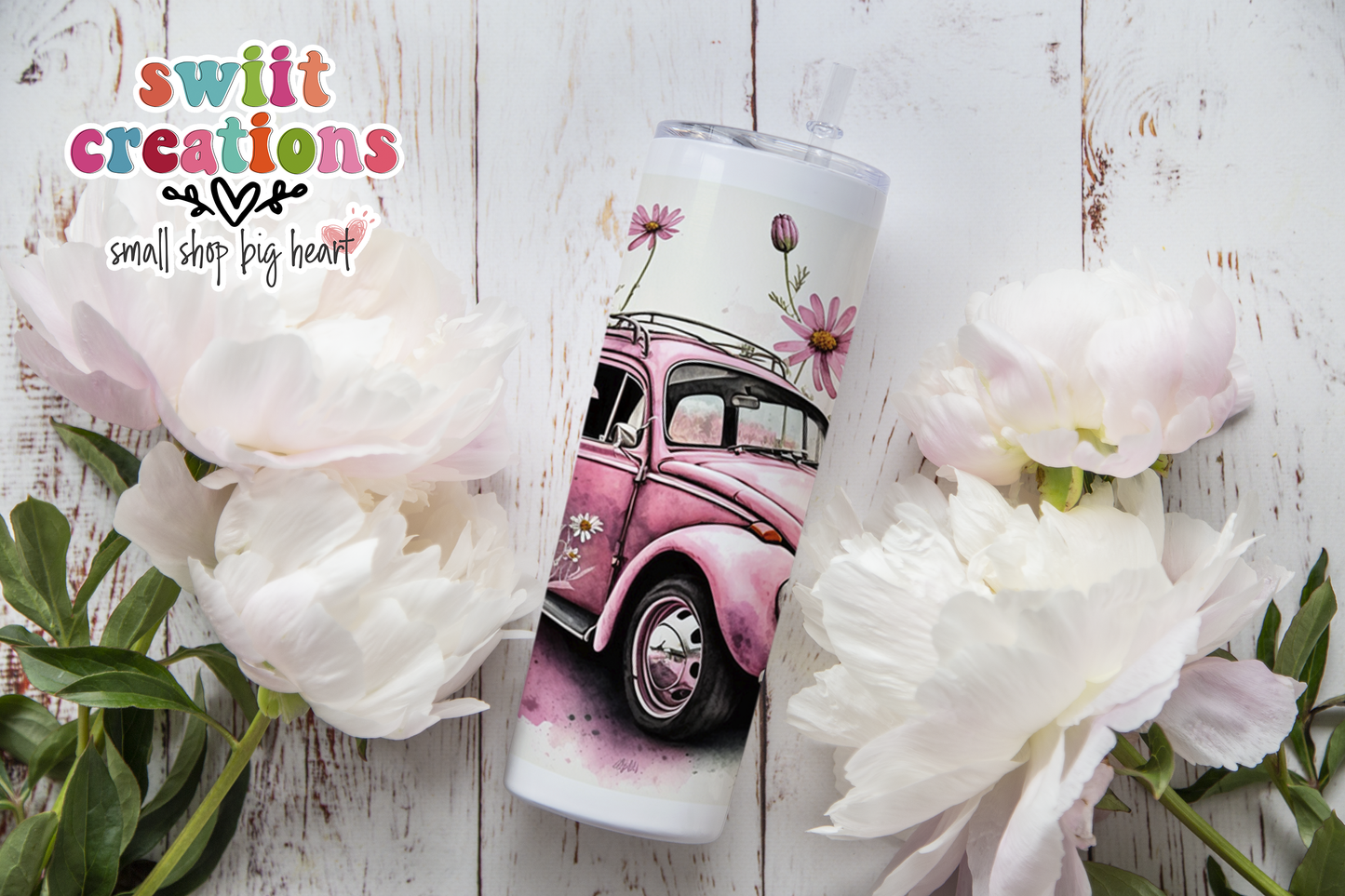 Retro Car Tumbler (T405)