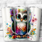 Floral Owl Tumbler (T406)