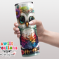 Floral Owl Tumbler (T406)