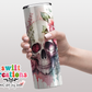 Rose Skull Tumbler (T407)