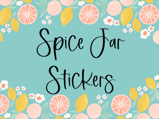 Spice Jar Stickers (CSSJ)